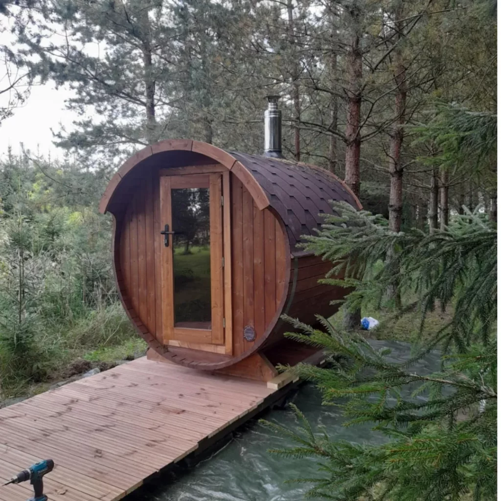 Barrel Sauna Woods
