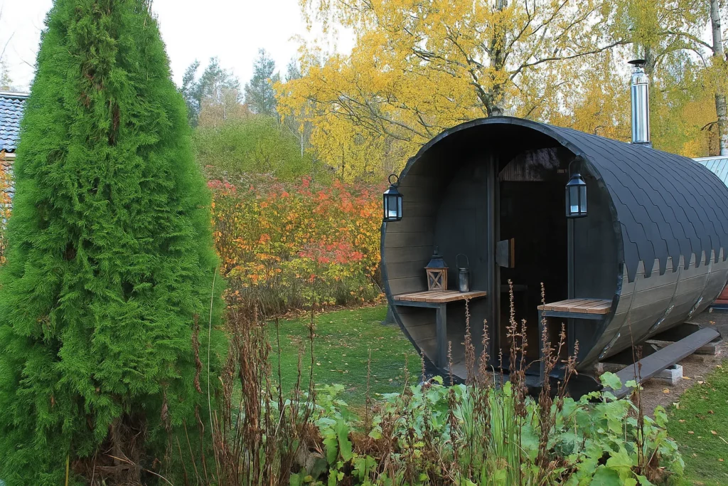 Black Barrel Sauna