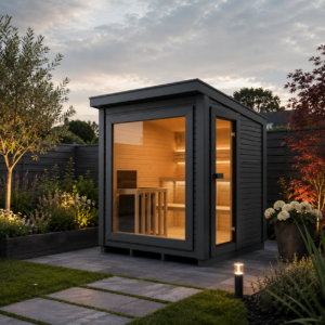 Modern Sauna Cabin – Flexible sizing from 2.0m to 4.0m